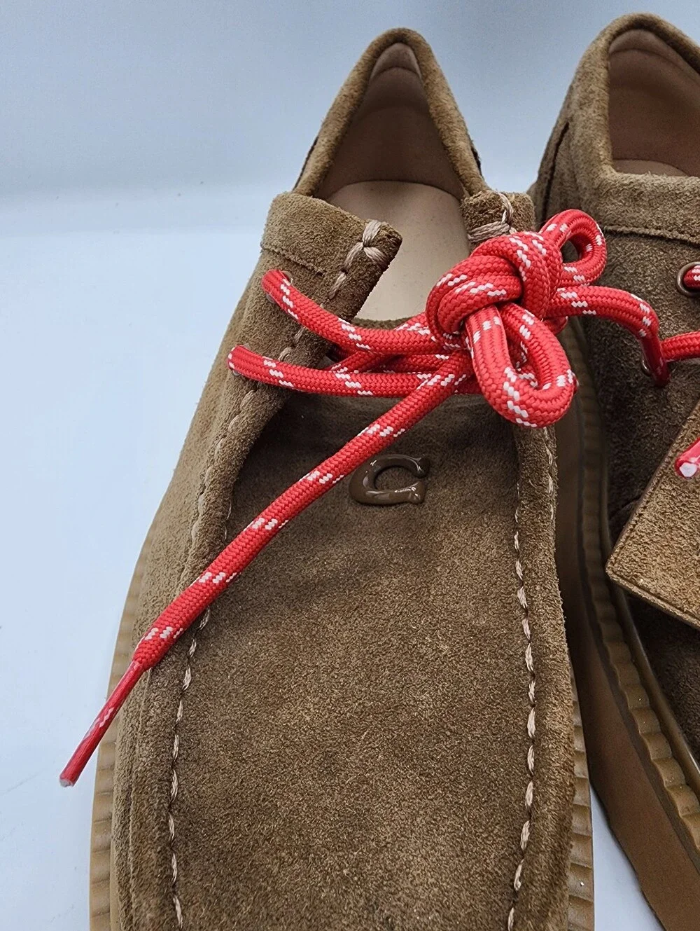 Coach suede loafers